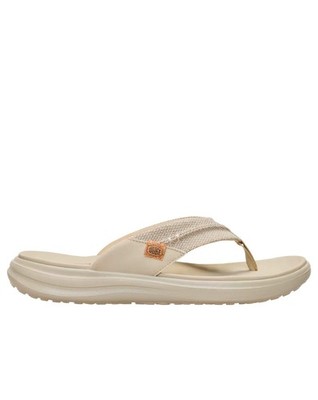 Hey Dude Finn Flip Braided Flip Flop hellbraun