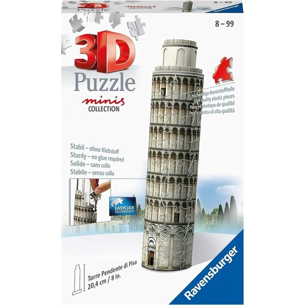 Ravensburger 3D-Puzzle Mini Schiefer Turm Von Pisa 54 Teile-image