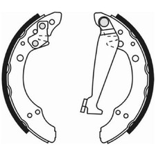 Bremsbackensatz hinten für Seat Toledo 3 5P2 Skoda Citigo NF1 E-Citigo | 243356