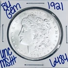 1921 BU UNCIRCULATED MORGAN SILVER DOLLAR AUTHENTIC U.S. MINT FREE SHIPPING 6484