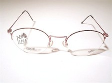 Logo Paris France Aero Line Eyeglasses Frames Marble Rose 47-20 135 Lot 788