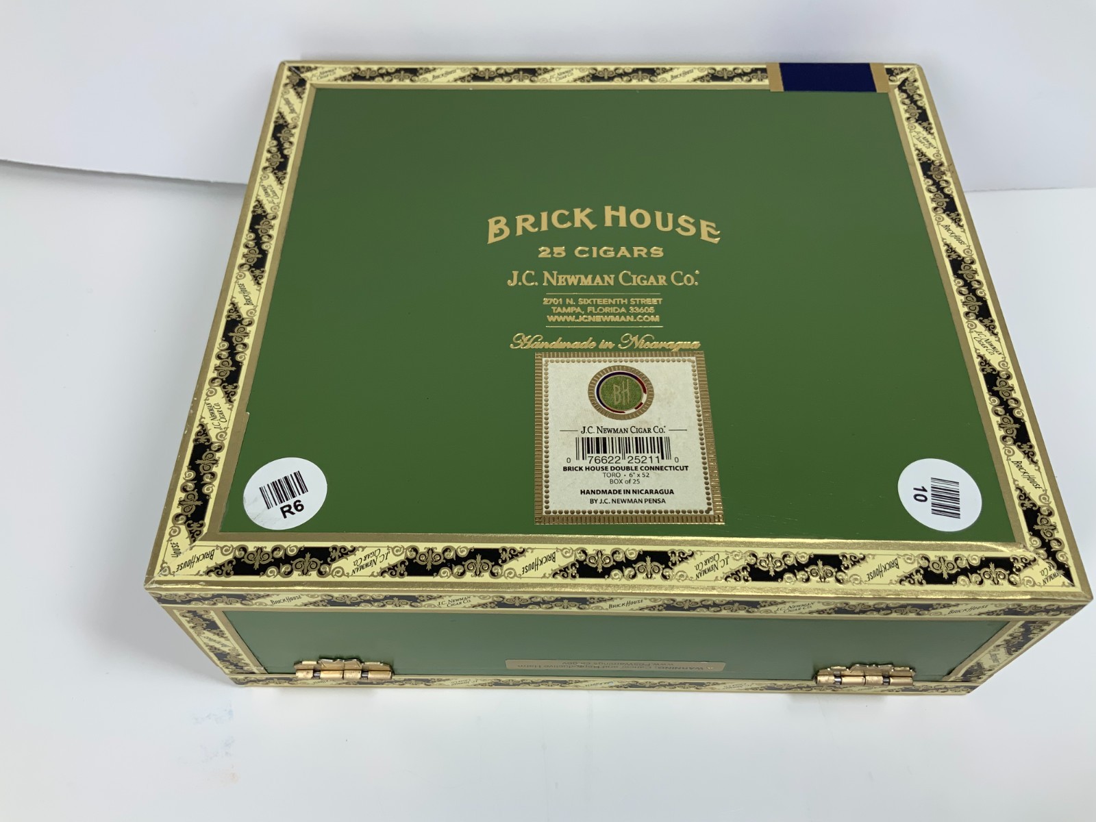 Brick House Wood Cigar Box, Double Connecticut, JC Newman Cigar Co Craft Project