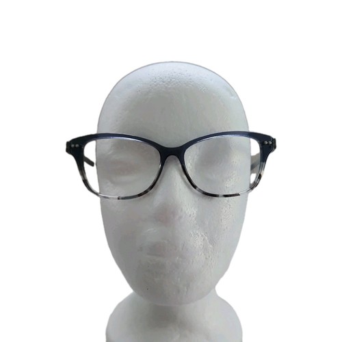 ECO Eyewear Blue Gray Tortoise Eyeglass Frames 52-16 135mm Cateye Lightweight 