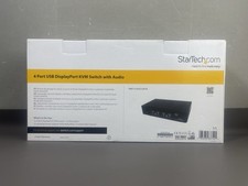 StarTech StarView SV431DDVDUA 4-Port DVI VGA Dual Monitor USB KVM Switch Audio