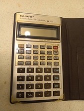 Sharp EL-533 Business Financial Calculator with Case - Works Needs Batteries