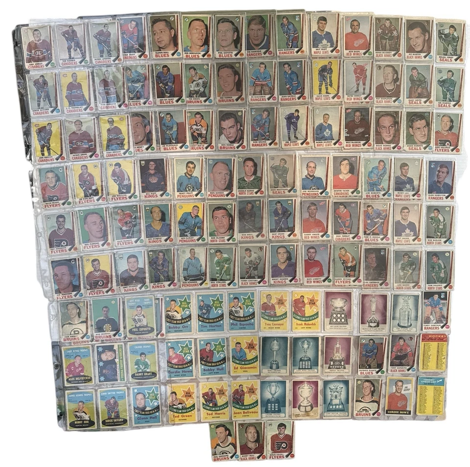 1969-70 O-Pee-Chee Hockey Complete Set 231 + Gordie Howe Tribute Card Low Grade - Image 2 of 4