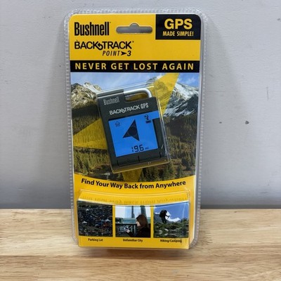 Bushnell PORTABLE  2.25'' x 3'' Backtrack Point-3 Handheld GPS MODEL 360100 NEW