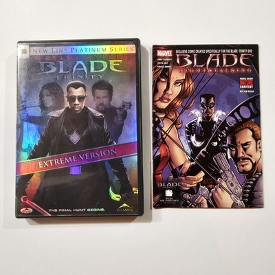 Blade Trinity Extreme Version DVD   Wesley Snipes   Insert & Exclusive Comic