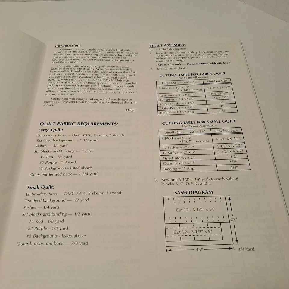 Old World Santas in Redwork by Marge Wooters For Indygo Junction - 9 Designs - Image 3 of 4