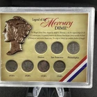 1910’s-1940’s Silver Mercury Dime Set D-S-P