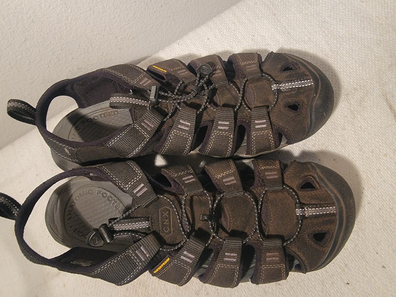 Sandali KEEN Newport punta chiusa uomo 12 impermeabili neri escursionismo outdoor