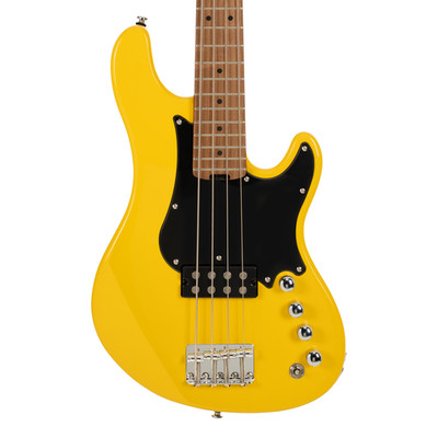 Cort GB Short Scale Bass Guitar - Yellow Crush