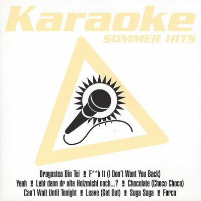 Karaoke - Sommer Hits CD, Dragostea Din Tei, Yeah, Veo Veo, Suga Suga, This Love