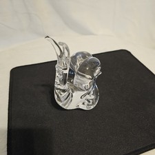 Murano Italy Glass Snail Mcm V Nason And C Murano Sticker On Bottom 4x4.5x2.5in