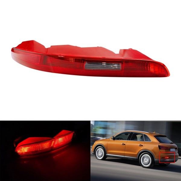 FüR Audi Q3 8UB ABS Hintere StoßStange Reflektor Bremse Heck Nebel Licht Links-image