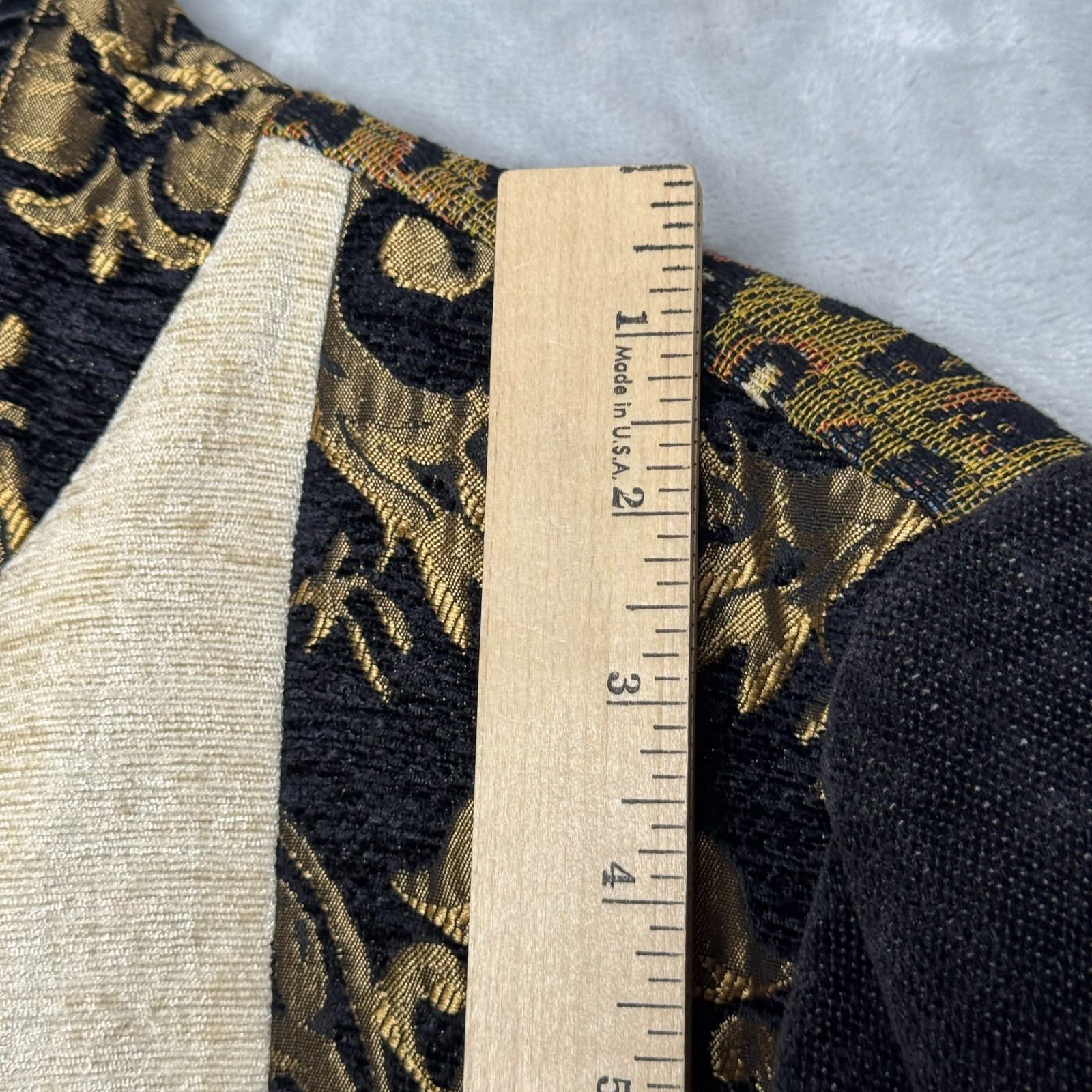 Ali Miles Jacket Womens Medium Patchwork Tapestry… - image 10