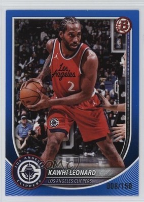 2025-26 Bowman Blue /150 Kawhi Leonard #118 gh4