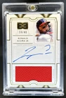 2024 Topps Definitive Ronald Acuna Jr. Jersey Auto Autograph #/40 Braves