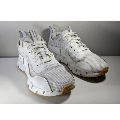 Reebok Zig Dynamica White Mesh Lifestyle Sneakers Women s US 8.5 EUR 39