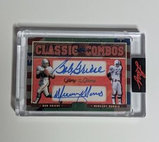 Bob Griese Mercury Morris 2025 Leaf Glory Of The Game Dual Auto /4 Dolphins