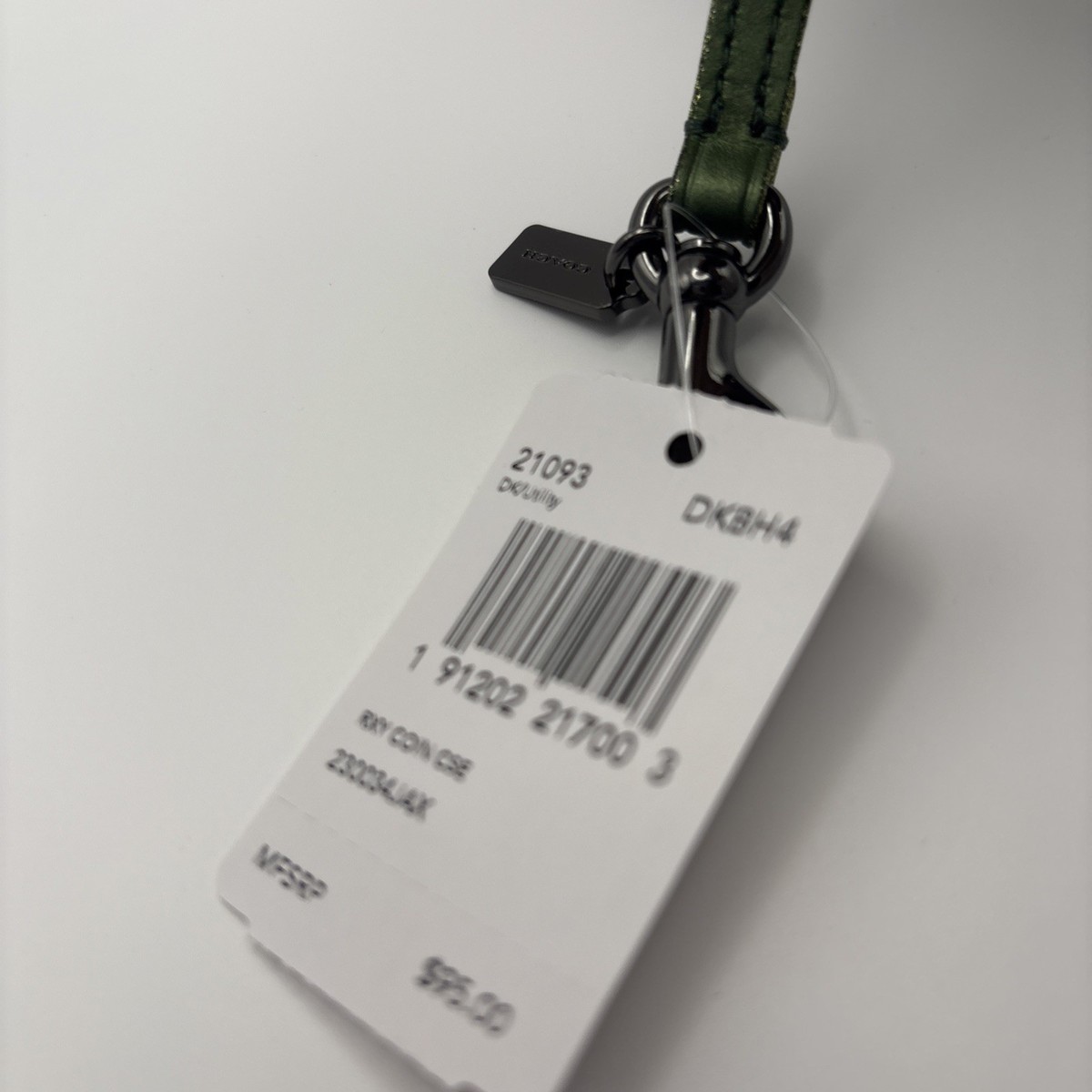 オーダー NWT Coach Rexy Green Leather Zip Coin Purse Bag Charm T Rex