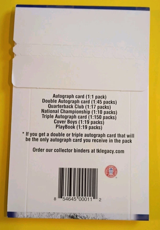 Paquete de autógrafos de fútbol americano TK Legacy Michigan 2003 edición exclusiva Gerald Ford Foto 2 de 4