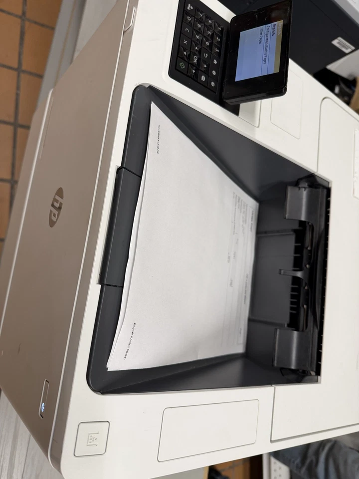 HP LaserJet Enterprise M607 Monochrome Duplex Printer - Image 2 of 4