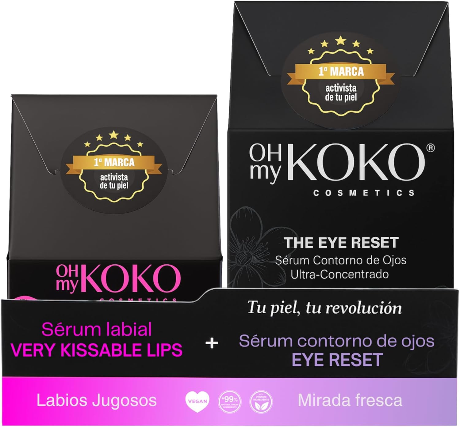 Ohmykoko Siero Labbra Plumping + Occhi: Volume e Luce Istantanea