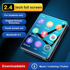 MP4 Player 2.4 inch Ultra HD Touch Screen Video Player Support Multi-Language