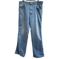 Vintage Women's Wrangler Straight Leg Light Blue Denim Jeans - 90's