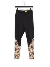 South Beach Women's Leggings S Black Polyester with Elastane Full length