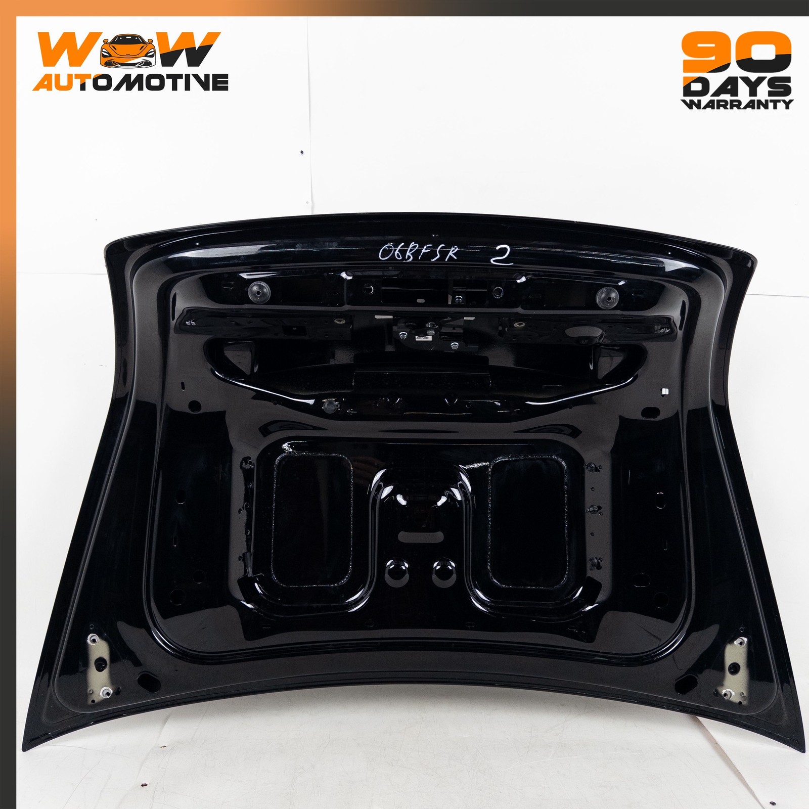 06-13 BENTLEY CONTINENTAL FLYING SPUR REAR TRUNK LID PANEL ASSEMBLY BLACK OEM