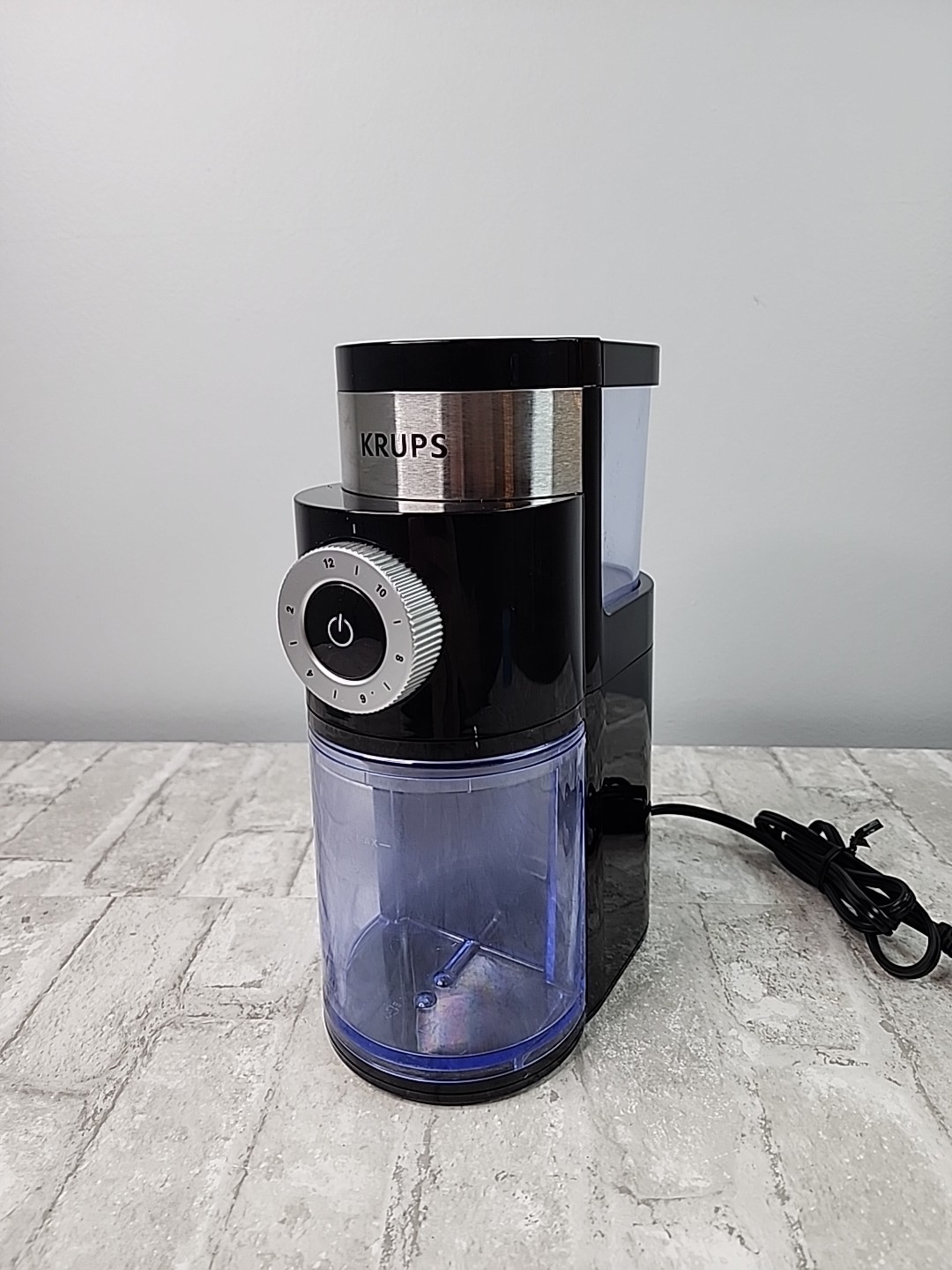 KRUPS GX5000 Professional Electric Burr Coffee Grinder Black