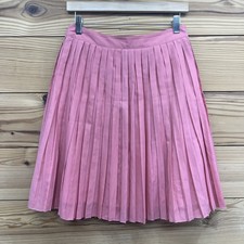 Talbots Skirt Womnes 2P Pink Pleated School Girl A-Line Lined Short Preppy B83