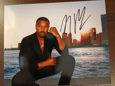 Michael B Jordan Sinners Signed 8x10 COA W/ Matching Numbered Sticker 