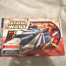 Hasbro Star Wars Clone Wars Anakin Skywalker Jedi Starfighter Space Ship 2003