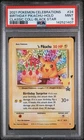 Pokémon Birthday Pikachu #24 Holographic Card Black Star Celebrations PSA 9