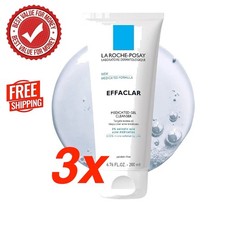 3 PACK La Roche-Posay Effaclar Medicated Gel Cleanser 6.76 fl.oz. / 200 ml 2026