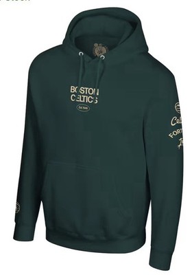 Unisex Stadium Essentials Green Boston Celtics '46 Reserve Fleece Hoodie Size L