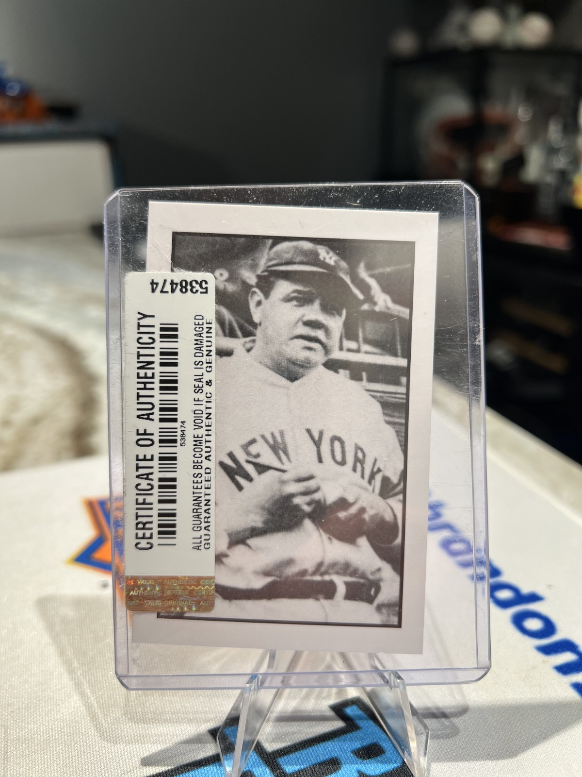 1984 Gallaso Baseball Collector Series #12 Babe Ruth New York Yankees
