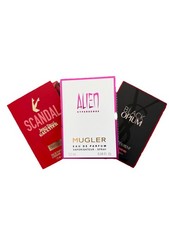 3xStrong Perfume Thierry Mugler Yves Saint Laurent Jean Paul Gaultier Vial Spray