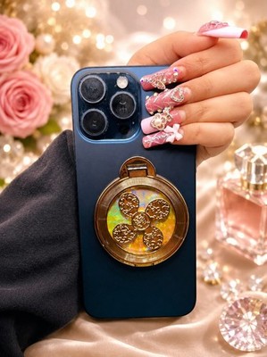 Rotating Wheel Gyroscope Decompression Magnetic Charging Bracket With Adhesive