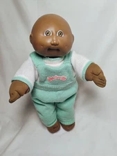 1985 Cabbage Patch Kids AA Boy Mint Overalls Vintage Coleco Doll W/ Cpk FREEBIE