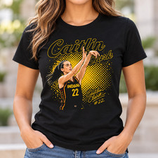 Caitlin Clark Indiana Fever #22 Shooter Shirt WNBA Basketball Graphic Tee