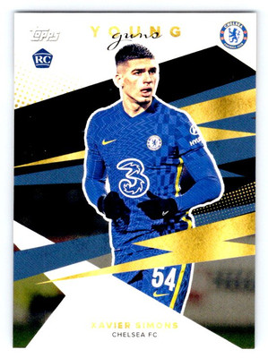 2021-22 TOPPS Chelsea FC Official Team Set  Xavier Simons   RC  Young Guns