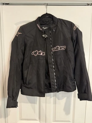 Alpinestar Stella T-GP Plus Air Motorcycle Jacket Womens Medium Black Full Zip - image 1 of 4