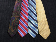 Daniel cremiex Striped Silk Ties Lot