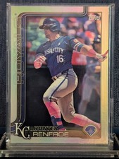 2025 Topps Series 2 #598 Hunter Renfroe Rainbow Foil Kansas City Royals