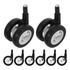 8 Pcs Baby Toddler Wheels Walker Castor Rotating for Plastic Casters Walkers