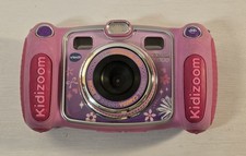 VTech Kidizoom Duo Selfie Kids Digital Camera Built In Recorder - Pink - Used